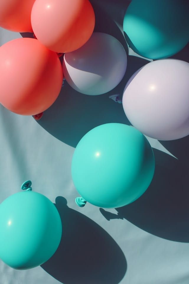 red and teal balloons | Pro Church Media | Free Church Photos