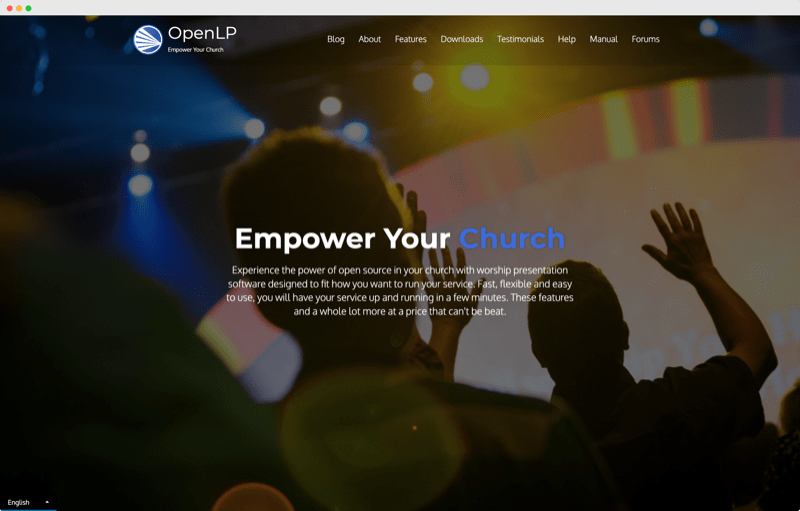 open source worship presentation software