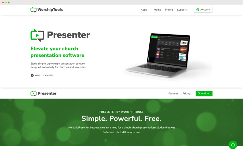 church presentation software for pc