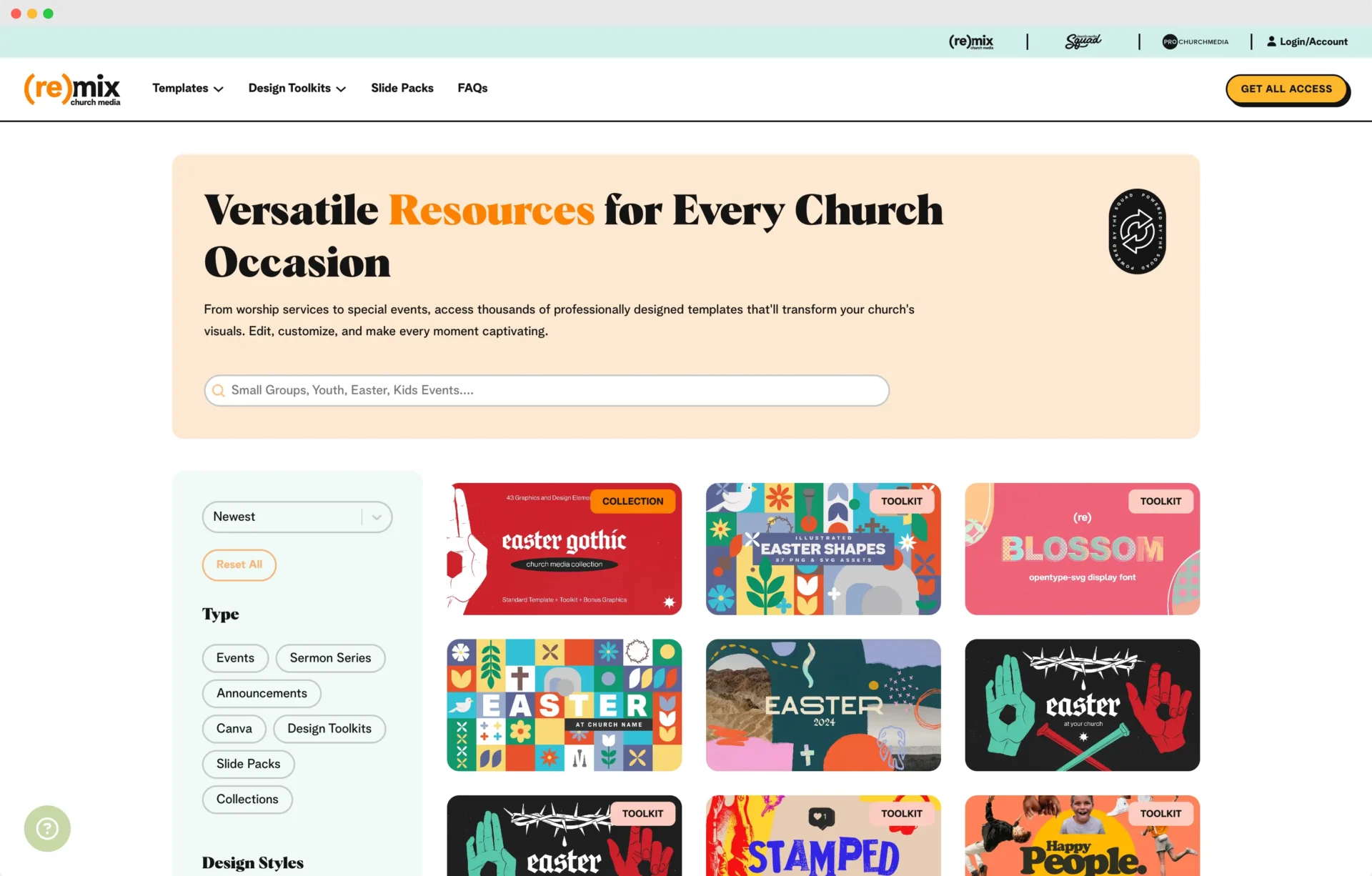 Remix Church Media website - Pro Church Media - Community, Resources & Inspiration for Creatives in the Local Church